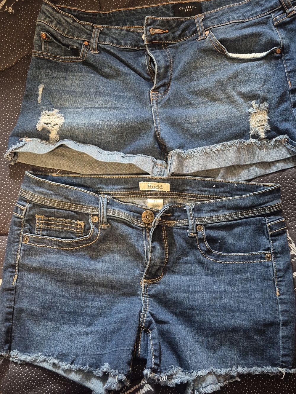 Denim Shorts Bundle Mudd Celebrity Pink Sz 11